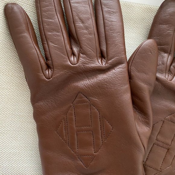 HERMES Leather Gloves - Picture 6 of 10